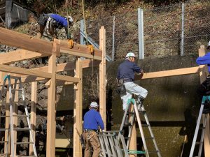 T邸 建前1日目 株式会社中成